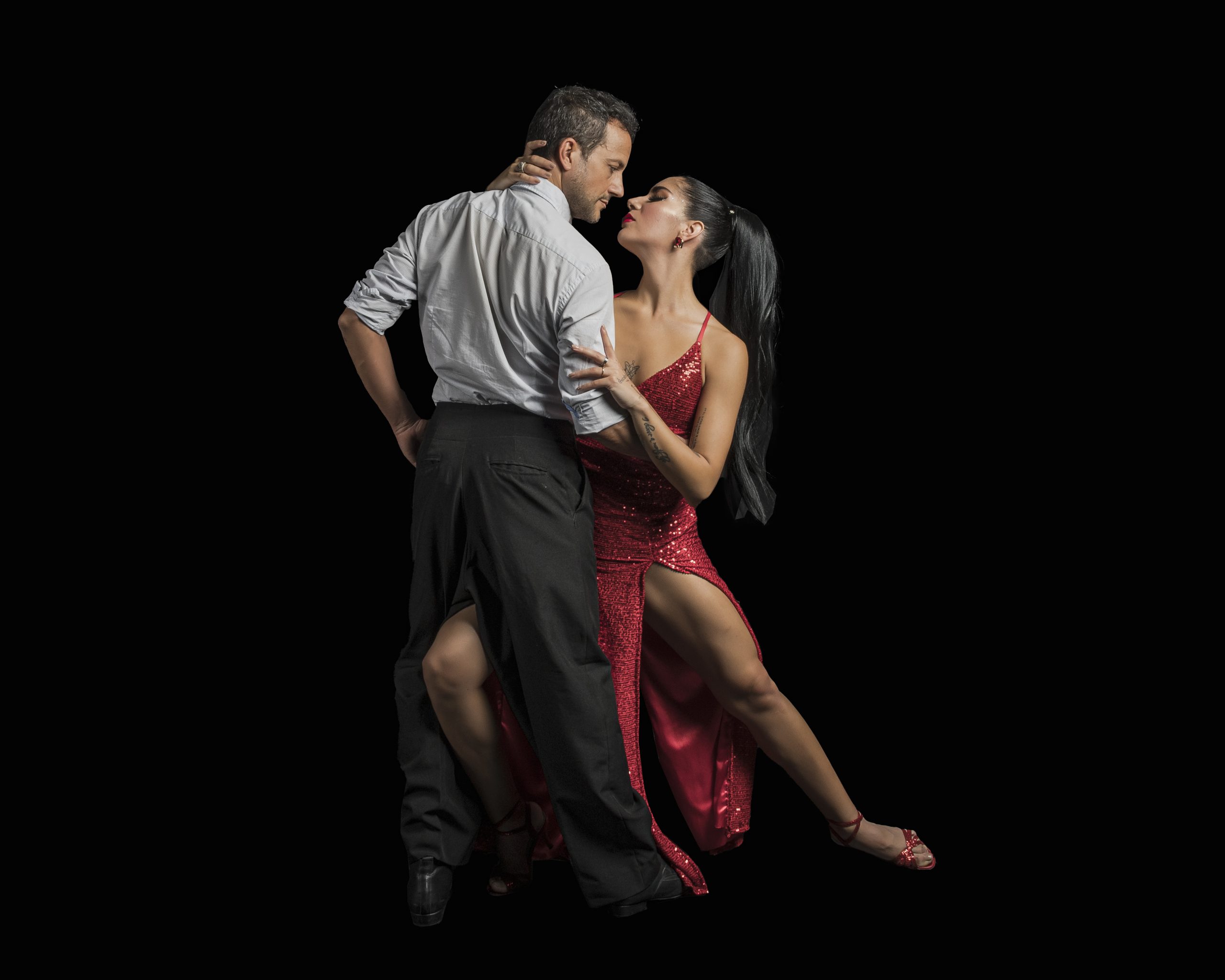 Manuel Gallardo and Aylen Ramirez dancing Argentine tango